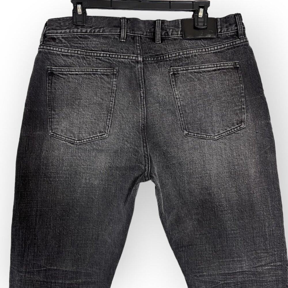 TAYLOR STITCH The Slim Organic Cotton Selvage Jean SIZE 35 x 27 Black Wash Denim - Picture 11 of 13